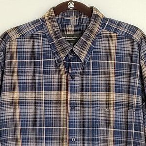 Men's Flannel Long Sleeve Casual Shirt XL Tall